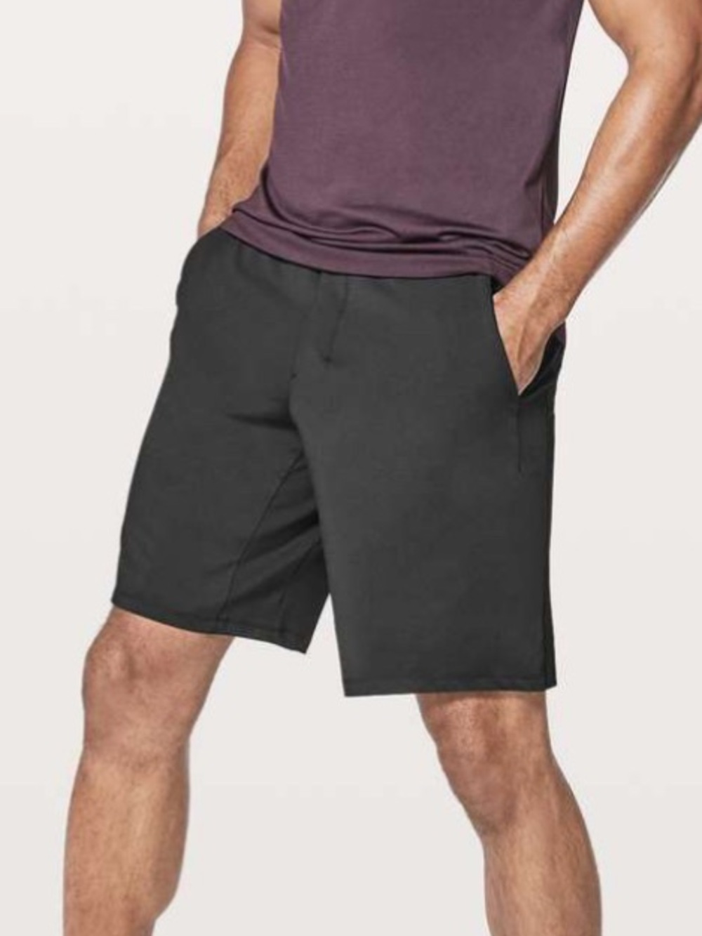 Lululemon Men's Fundamental Black Performance Shorts - Size Large